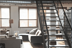 a furnished living room